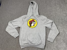 Bucee&#39;s Hoodie Adult Small Gray Pullover Sweatshirt Beaver Logo Texas Tr... - $368.88 MXN
