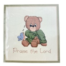 Dale Burdett Country Cross Stitch Pitiful Pals Huggable Pal Sing a Song Bear - $14.45