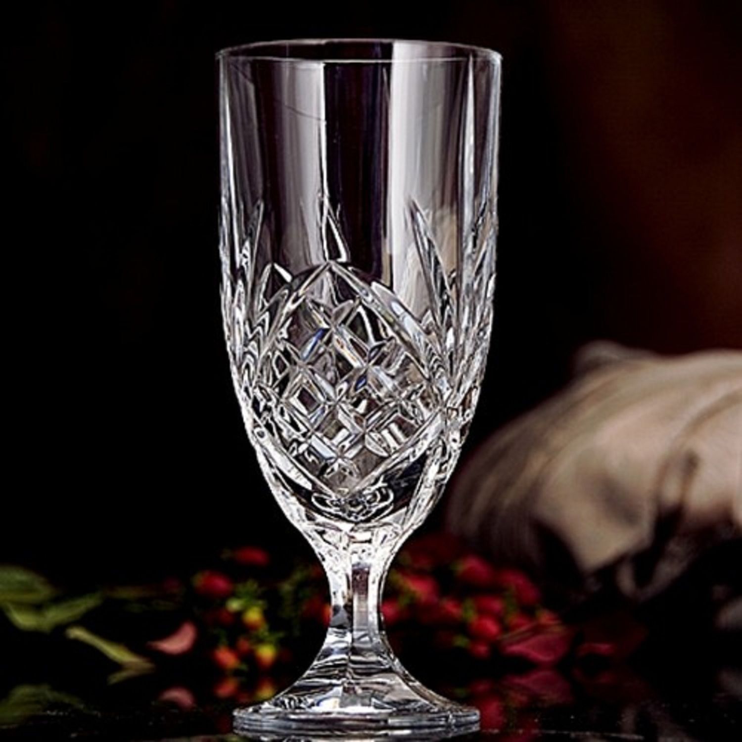 Godinger  Dublin Crystal  Goblet  Beverage  Glass  Set OF 4 - $60.00