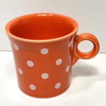 Fiesta Poppy Orange Polka Mug White Dots HLCCA Conference Outlet Exclusive - $43.56