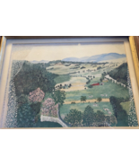 Vintage Grandma Moses Art Print Framed Hoosick Valley from My Window Pas... - $2,613.43 MXN