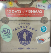 12 Days of Fishmas Holiday Fishing Lures Advent Calendar  Freshwater Mys... - £31.13 GBP