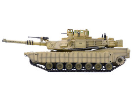 General Dynamics M1A2 Abrams TUSK Tank 1/72 Diecast Model Panzerkampf - $62.22