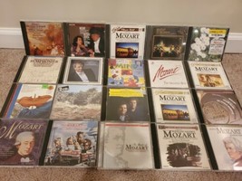 Lot of 20 Mozart CDs: Uchida, Tate, Eine Kleine Nachtmusik, Greatest Hits - £37.30 GBP