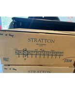 Stratton 6 3/4 Straw Summer Hat Sheriff Style S42 Self Forming Navy Blue... - $54.95