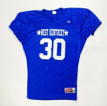 Rawlings West Kentucky Football Jersey Men L XL 2XL 3XL Blue White Mesh Uniform - $12.25