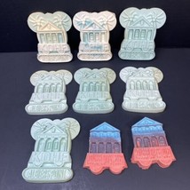 Algiers Point Krewe Of House Floats Plaques Lot Of 9 KOFH Mardi Gras 4.5x3” - £19.38 GBP