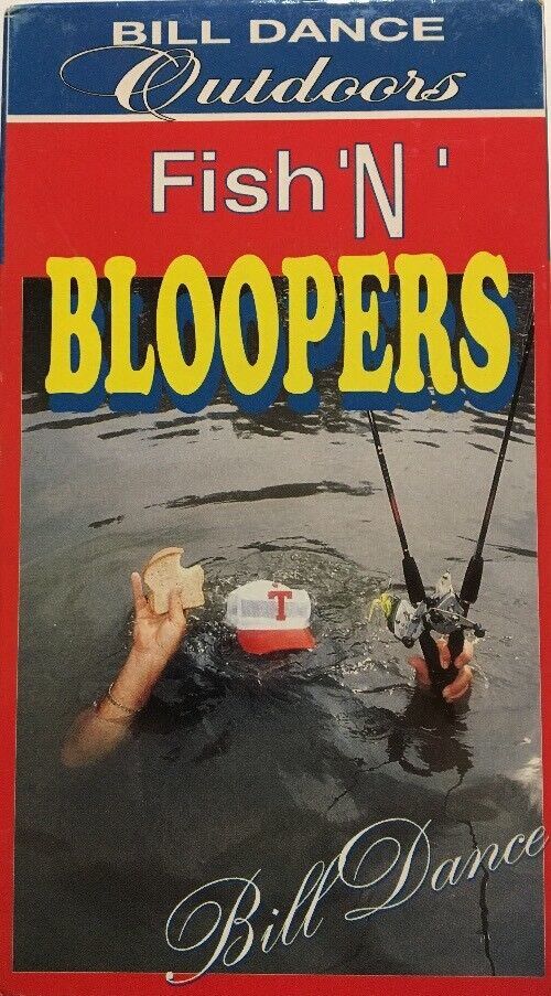 Bill Dance Outdoors-Fish N Bloopers(VHS/EP, 1998)TESTED-RARE VINTAGE-SHIPS N 24H