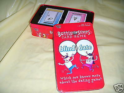 BATTLE OF THE SEXES BLIND DATE CARD GAME USED - $4.55