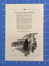 Vintage Print Ad Dodge Brothers Older Couple Initials Carved in Tree 10&quot;... - $13.71