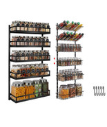 Wall Mount Spice Rack Organizer, Height-Adjustable Hanging Spice Shelf S... - $273.77