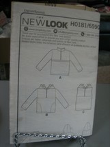 New Look 6590 Child&#39;s Pullover Half-Zip Vest or Top Pattern - Size 3-8 - $9.78