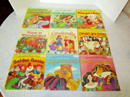 9 Childrens Book Lot Fairy Tale Bedtime Story New Hardcover Princess Pinocchio + - £11.98 GBP