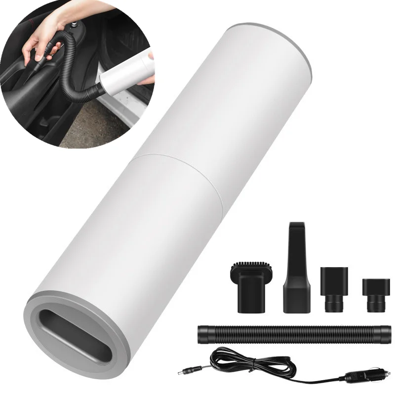 Portable Wet Dry Vacuum Car Auto Vacuum Cleaner for Car Interior Cigarette - £23.28 GBP