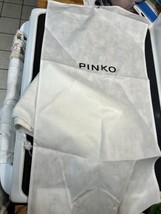 Pinko Designer White Garment Bag Authentic Clothing Suits Shirts Button Zip - £6.25 GBP