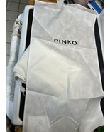 Pinko Designer White Garment Bag Authentic Clothing Suits Shirts Button Zip - £6.32 GBP