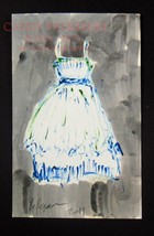 That Perfect Little Dress by C Peterson 2014 original oil painting fashi... - £125.25 GBP