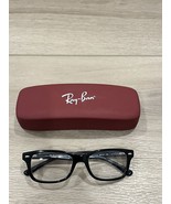 RAY BAN RB1531 3748 Black Unisex Kids Rectangle Full Rim Eyeglasses 48-1... - $40.60 CAD