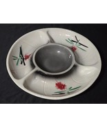 Vintage LANE 3060 12” Divided Nut Relish Veggie Snack Tray CALIFORNIA PO... - €15,92 EUR