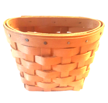 Small Wall Pocket Basket Longaberger 1999? Handwoven 3.5 Inches tall - $20.56