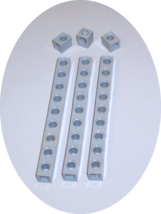 30 Used Lego 1 x 1 Medium Stone Technic Bricks With Hole 6541 - £7.86 GBP