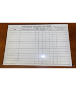 Attendance Registration Pads For All Present 10 Pads Forms Sheets New Ch... - £23.26 GBP