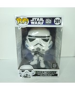 Funko POP! Star Wars 40th Anniversary 10 Inch Stormtrooper #391 Exclusiv... - $45.53