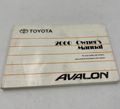 2000 Toyota Avalon Owners Manual Handbook OEM C01B39051 - £21.57 GBP