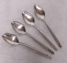 International Silver Norse Teaspoons 4 Stainless Steel 6.25&quot; Deluxe - £15.63 GBP