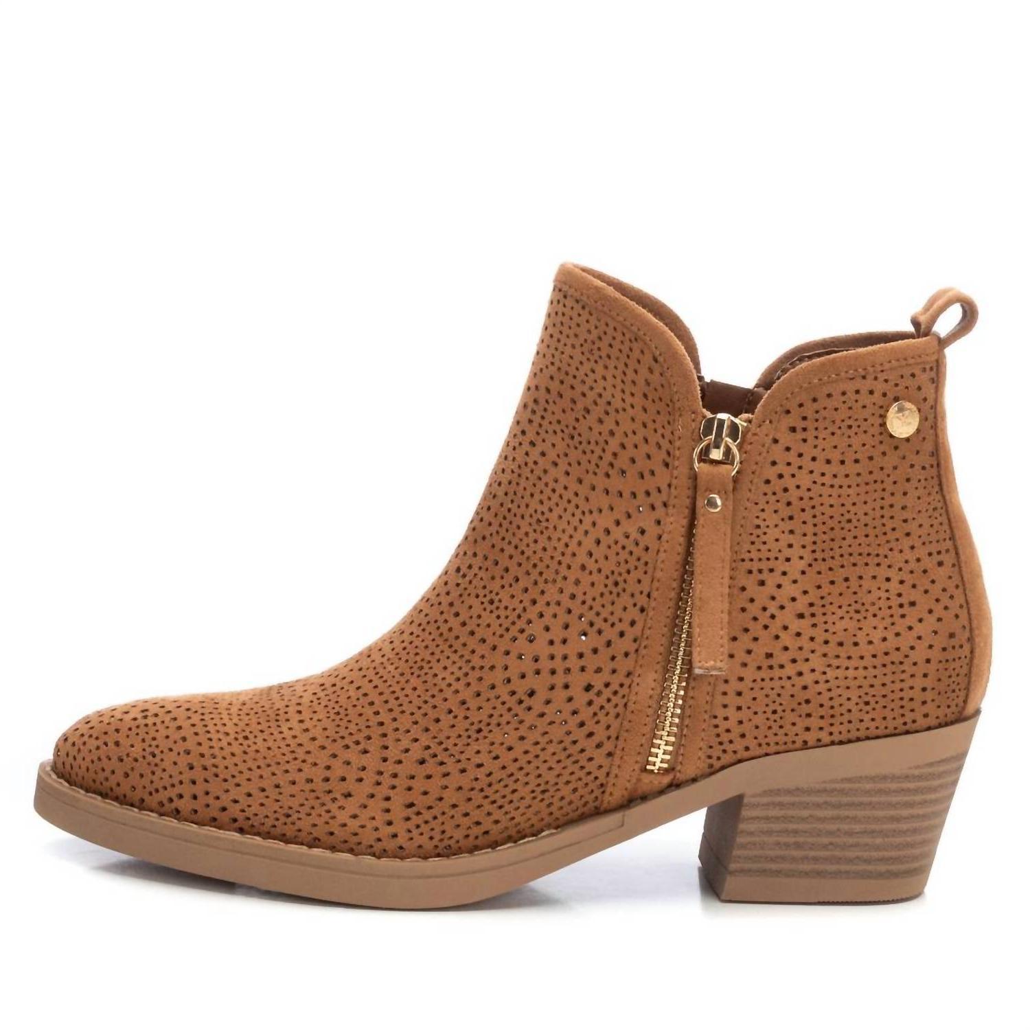 Xti Women&#39;s Ankle Booties Camel - $92.00