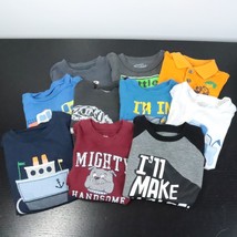 10pc Mixed Bundle Lot of Baby Boy&#39;s 6-12M Casual Graphic Print Tee T-Shirts - £11.96 GBP