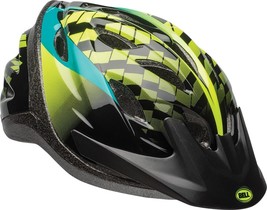 Bell Axel Youth Bike Helmet, Emerald Hyperactive, 54-58Cm - $35.95