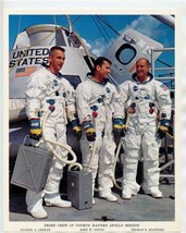  Official Photo 4th Manned Apollo New Astronauts NASA 1966 Cernan Young ... - $27.72