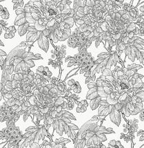 Black Sudbury Peel And Stick Wallpaper Is Available From Nuwallpaper As ... - £27.34 GBP