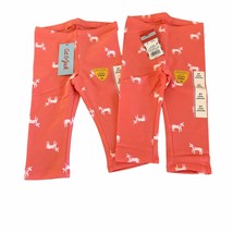 NWT Cat and Jack Unicorn Leggings Toddler Lot of 2 Pink Pants Pull On  18 Months - £6.37 GBP