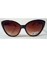 MODA IM104 Brown and Bronze Cat-Eye Sunglasses Rx-able Lenses Made in It... - £37.92 GBP