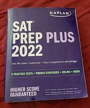 SAT Prep Plus 2022: 5 Practice Tests + Proven Strategies + Online + Video - $15.99