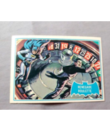 1966 Topps Batman Card Renegade Roulette 12B Blue Bat HIGH GRADE EX #2 - $19.75