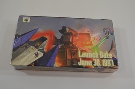 Nintendo 64 N64 Starfox 64 Launch 1997 Promo Vhs Rumble Pak Sealed Rare - £49.68 GBP