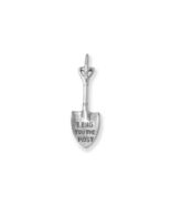 Authentic 925 Silver 3D "I DIG YOU THE MOST" Shovel Women's Bracelet Charm - $32.00