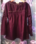 Roja Collection Women&#39;s Purple Oversized Velvet Tunic Exc PO Size XS Fit... - $80.00