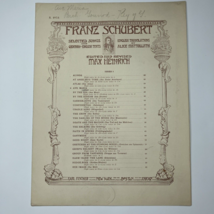 Ave Maria Vintage Sheet Music German &amp; English Franz Schubert Voice Piano 1911 - £9.36 GBP