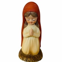 Lefton Figurine Nativity Christmas vtg porcelain Japan decor gift Virgin Mary - £23.18 GBP