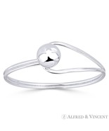 14mm Polished Ball Bead & Loop Bangle Cuff Bracelet in Solid 925 Sterlin... - €74,73 EUR 14mm Polished Ball Bead & Loop Bangle Cuff Bracelet in Solid 925 Sterlin... - €74,73 EUR