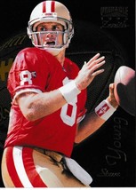 1996 Pinnacle Zenith Steve Young Football Trading Card San Francisco 49ers Z-26 - £1.54 GBP