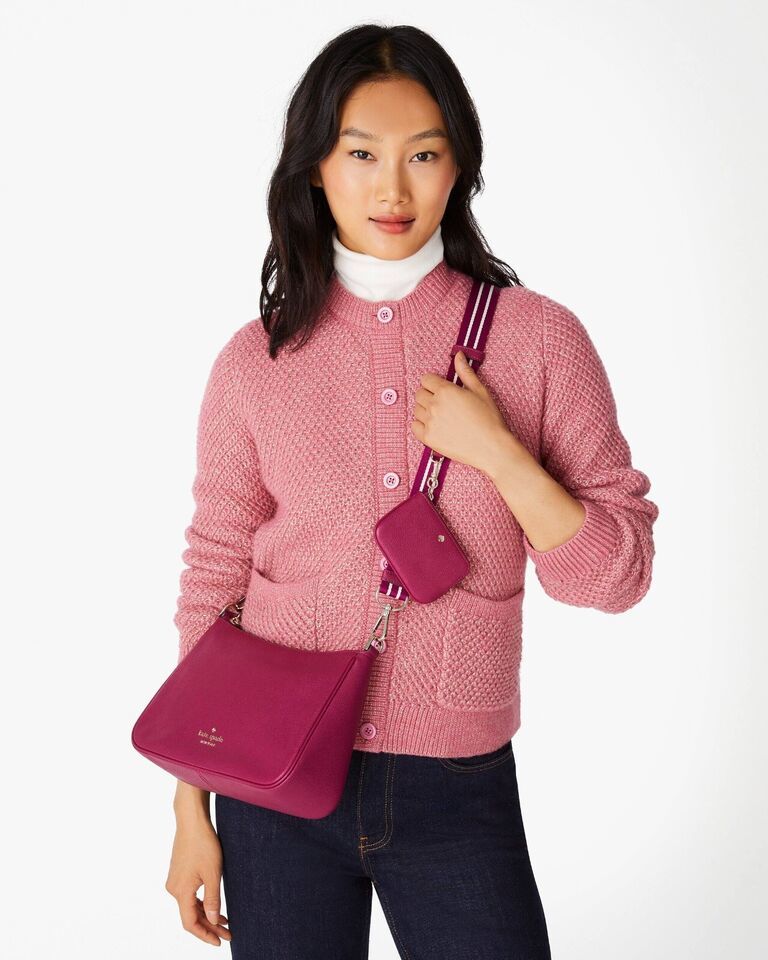 Kate Spade Rosie Shoulder Bag Purple Leather and 50 similar items