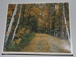 Barre Vermont Vintage Puzzle Whitman Leaf Peeping Fall Colors Forest New... - $23.94