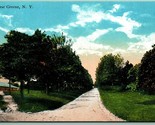 Country Road Scene Near Greene New York NY UNP Unused DB Postcard H1 - $7.87