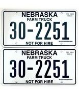  United States Nebraska Not For Hire Farm Truck License Plate 30-2251 - €17,06 EUR