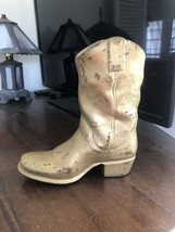 Vintage Bronze Or Brass Heavy cowboy Boot Doorstop Vase, Collectibles,An... - €81,30 EUR